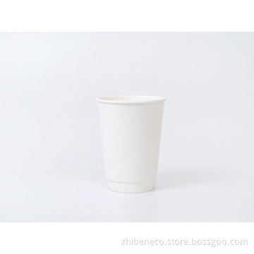 Custom Disposable Compostable Biodegradable Paper Pulp Coffee Cups Wholesale